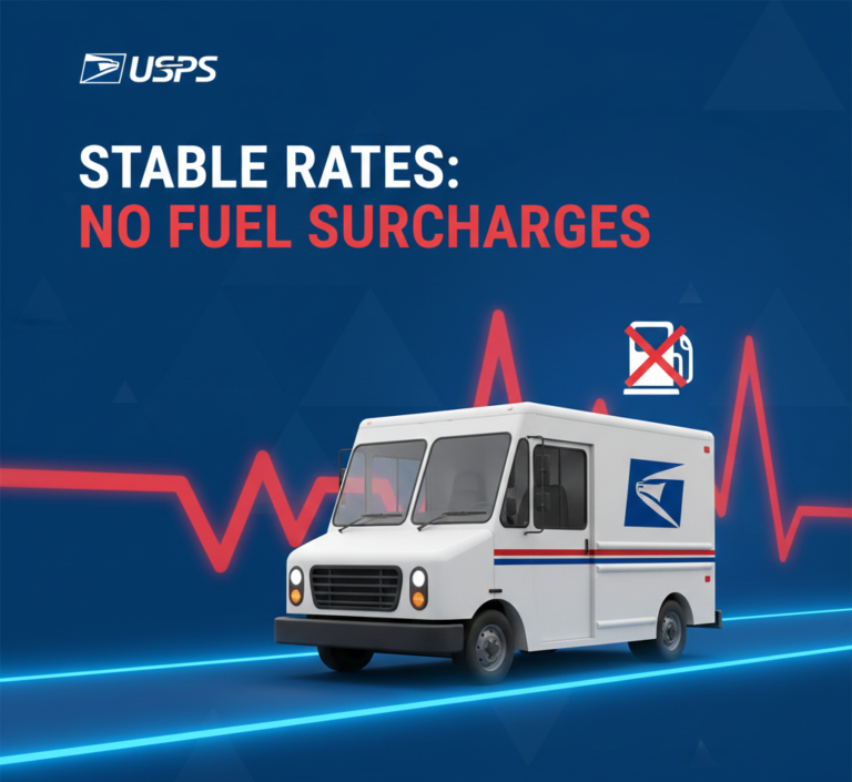 USPS Offers Stable Rates with No Fuel Surcharges